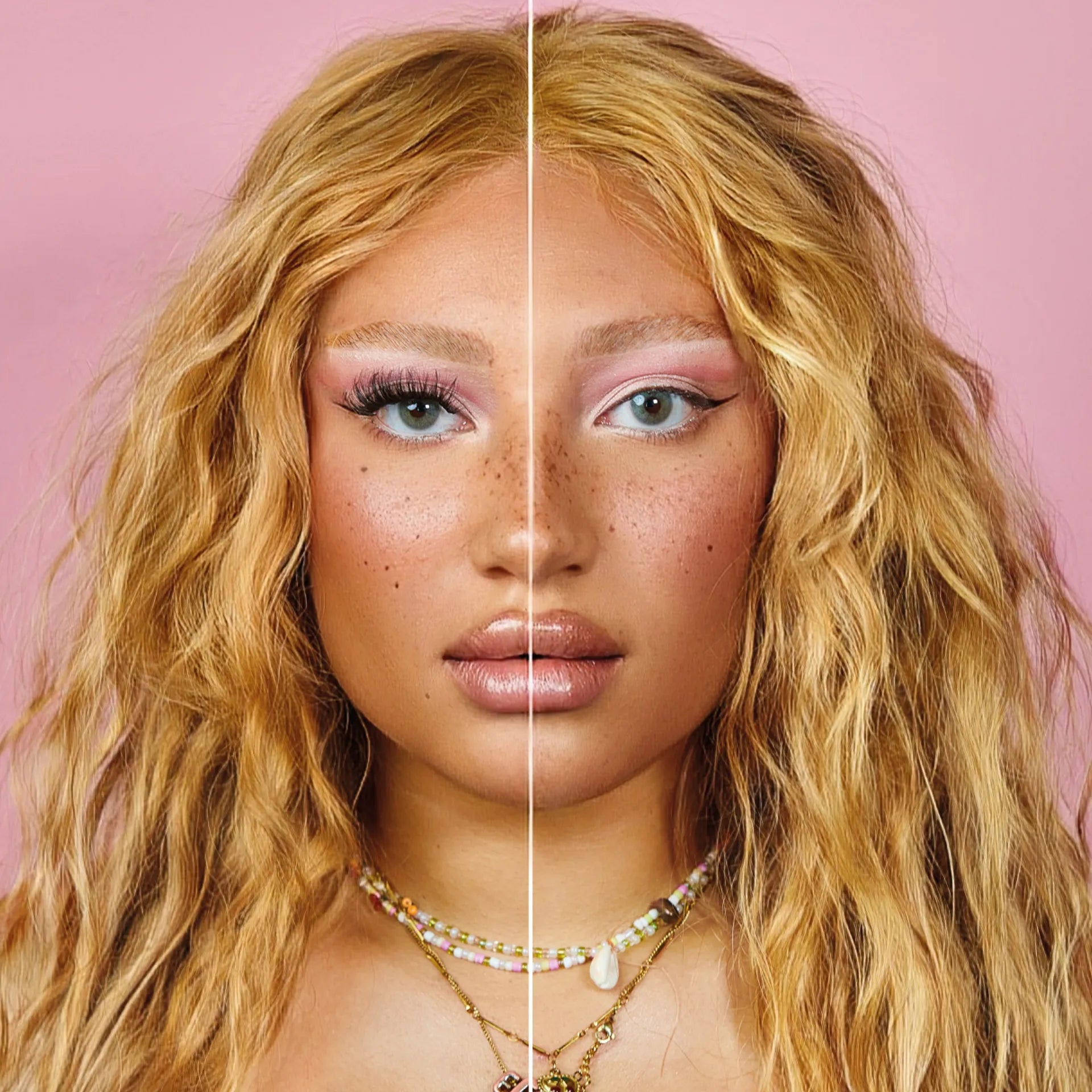 Bad Intentions DIY Lash-Extensions getragen für einen intensiven dramatischen Augenaufschlag