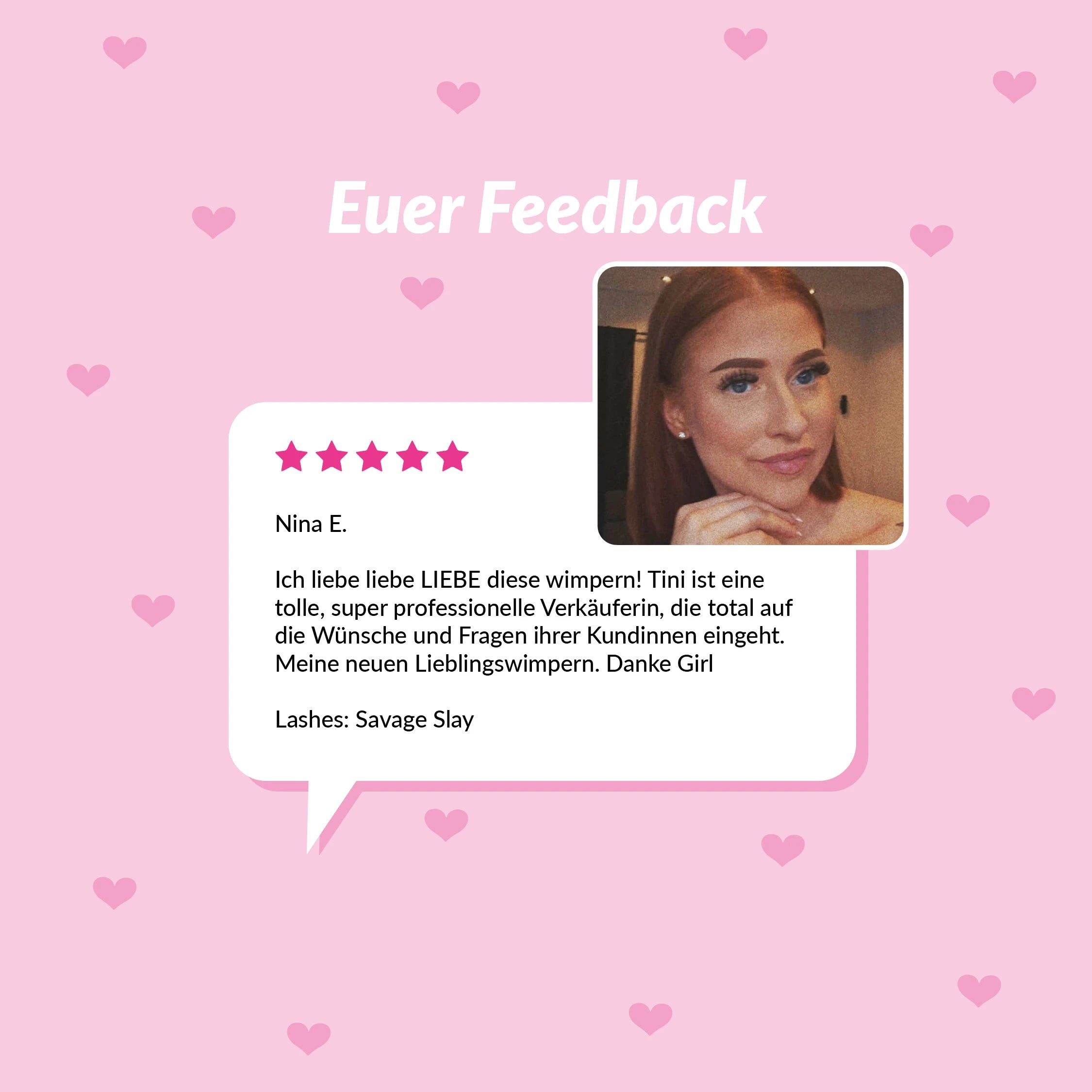 Kundenfeedback zu Slaybabz Savage Slay DIY Lash-Extensions mit starkem Ergebnis