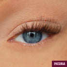 Pretty Princess Merida DIY Lash-Extensions in Braun aufgetragen für einen soften harmonischen Lash-Look