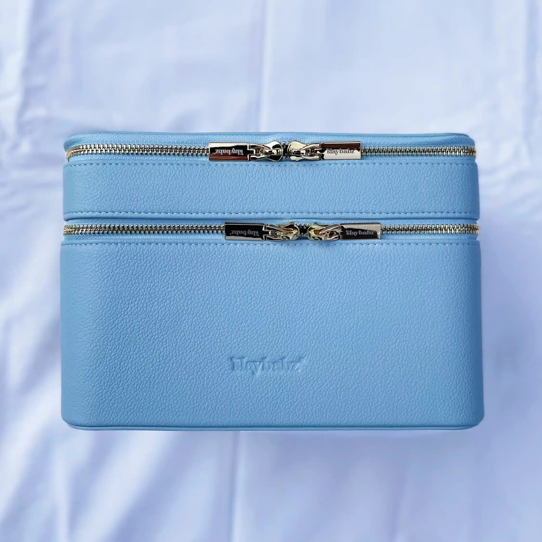 Duo Beauty Case in Baby Blau