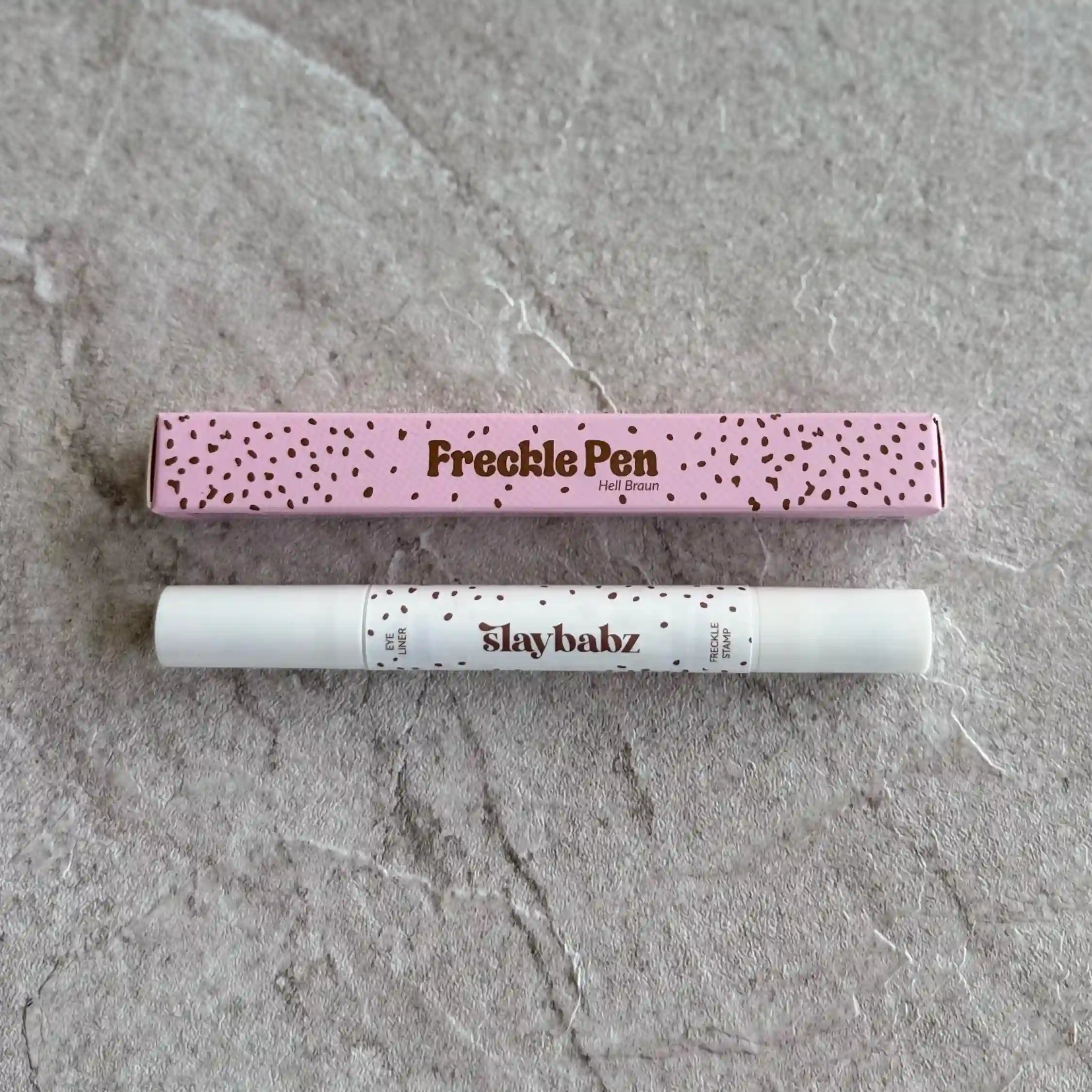 2-in-1 Freckle Pen & Eyeliner Hell Braun